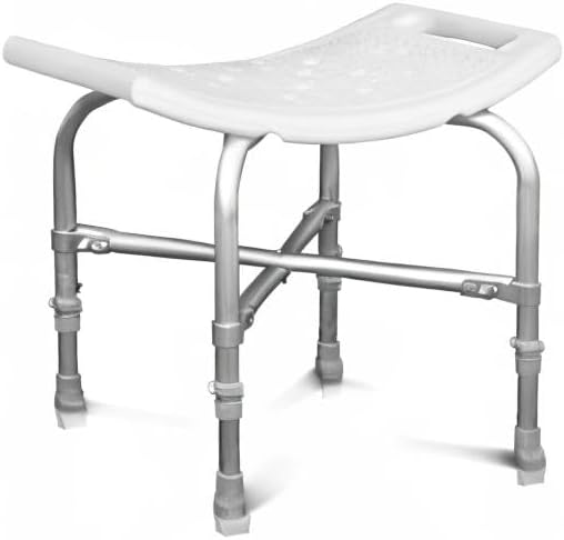 Vive Heavy Duty Bariatric Shower Chair | Bath Stool & Bathtub Seat for Inside Tub Elderly, Seniors, Handicap & Disabled Adults- Non-Slip, Adjustable, Supports 550 lbs