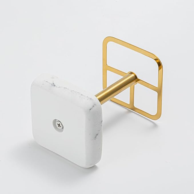 Gold Toothbrush Holder for Bathrooms - Practical Toothbrush Holders with Storage Design Space-Saving Organizer for Bathroom