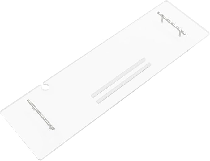 Clear Acrylic Bathtub Tray with Handles, Multiple Sizes Bath Tray, Bathtub Caddy for Bathroom Spa (31.5 * 9.45in)