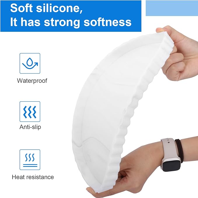 Silicone Bathroom Tray,Sink Caddy,Vanity Organizer,12"x 5",White Marble | Oval,Bathroom counter tray,Toilet tray,Kitchen Counter Decor,Sponge Holders,Sink Organizers,Key tray,Bathroom tank tray
