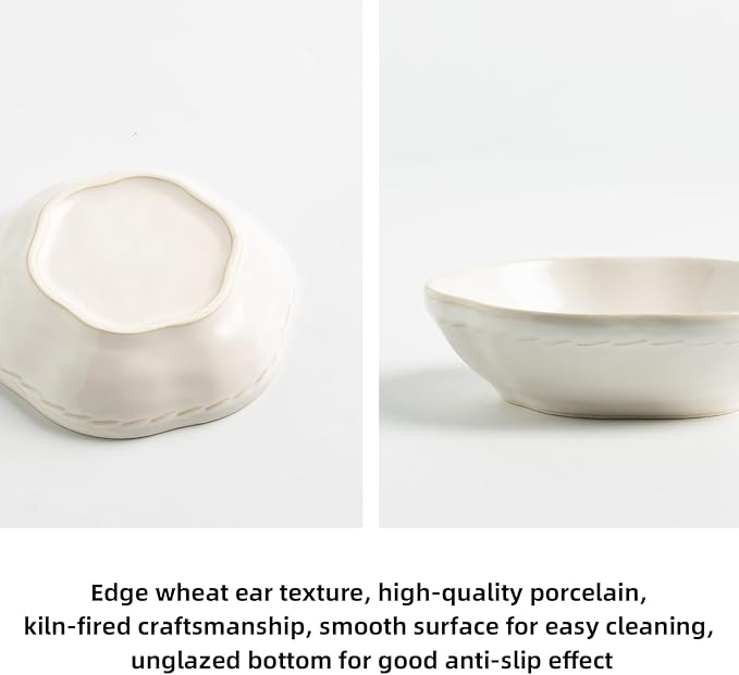 Ceramic Jewelry Tray, Ring Holder Floral Trinket Bowl for Women | Small catchall keeps rings, earrings, keys, and keepsakes visible on vanities or dressers, adding a giftable decor accent