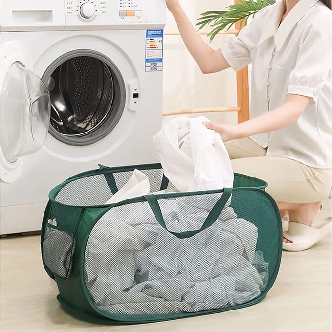 5 Pcs Collapsible Laundry Baskets, Pop-up Laundry Hamper | Foldable Laundry Basket, Dirty Clothes Basket for Clothes & Home Organization