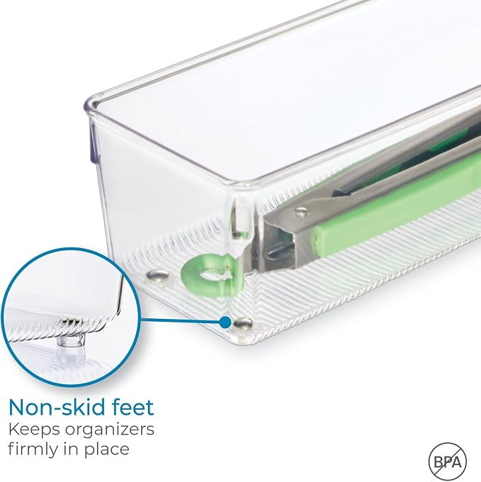 iDesign EMW6134175, Large, Clear | BPA-Free Plastic, Clear