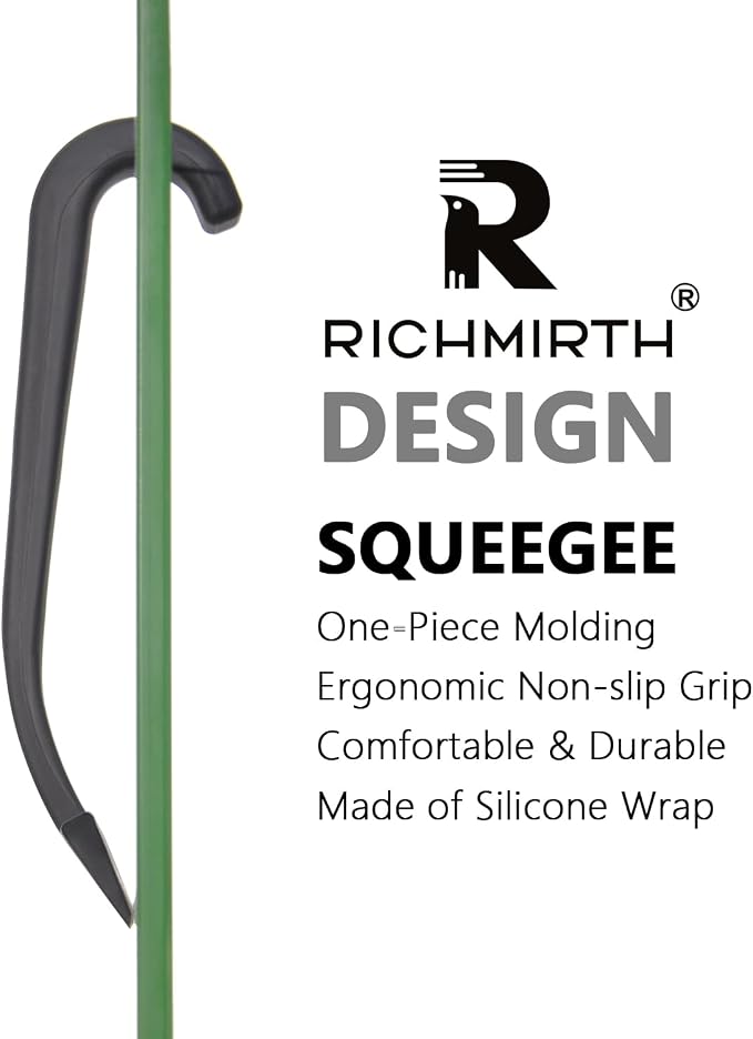 10" One-Piece Silicone Squeegee, Shower Window Car