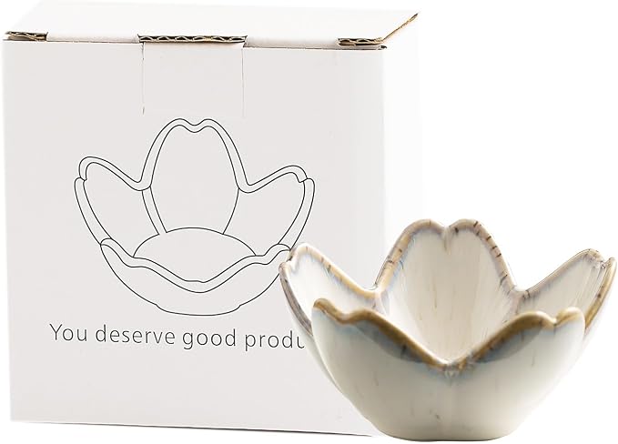 Floral Vanity Tray, Ceramic Jewelry Dish for Rings | Petite bowl keeps rings, earrings, keys, and keepsakes visible on vanities or dressers, adding a cute giftable decor accent