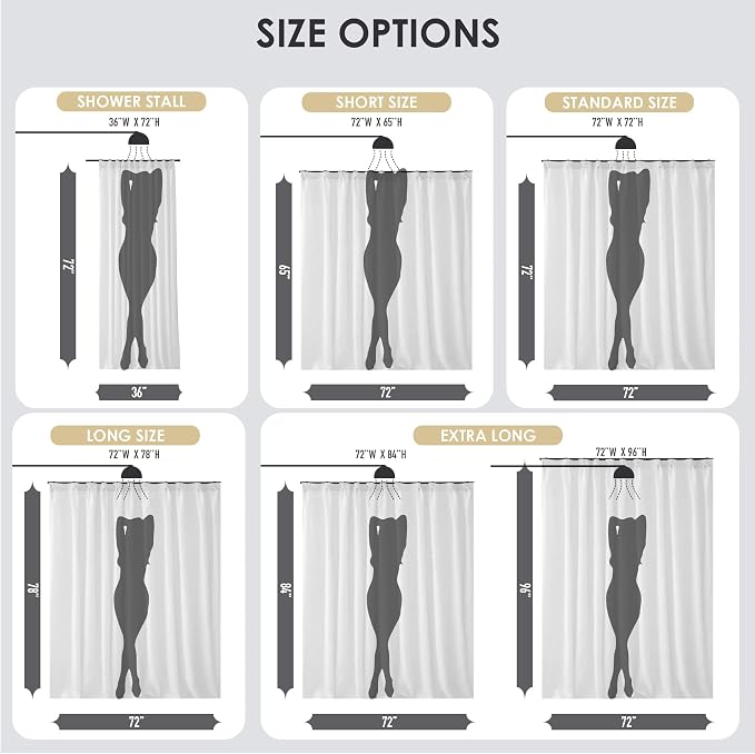 Madison Park Saben Shower Curtain for Bathroom, 72 x 72, Taupe/Black | Ultra Soft, Microfiber, Adds Privacy, Machine Washable, Striped Pattern, OEKO-TEX Certified