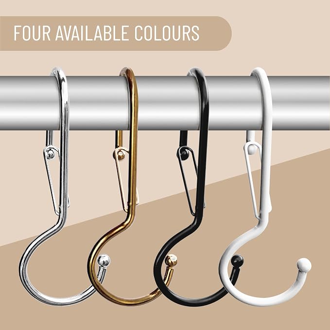 6 Purse Hanger for Closet. Tote Hanger. S-Shaped Hooks S Hooks Twist Design. Anti Drop S-Shaped Hook for Hanging Handbags with Safety Buckle to Prevent Falls. Heavy Duty. (Black, Twisted)