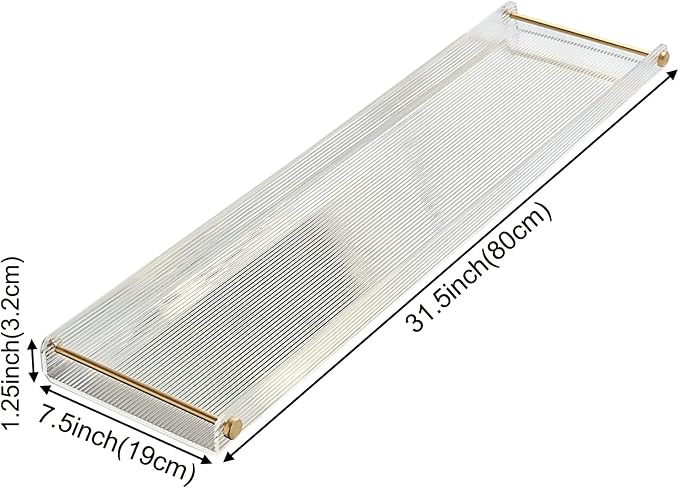 Acrylic Bathtub Tray, NEWRAIN Luxury Bath Caddy Tub Table,Unique House Warming Gifts, New Home, Anniversary and Wedding Gifts for Couple, Bathroom Accessories for Spa or Reading Lite Style