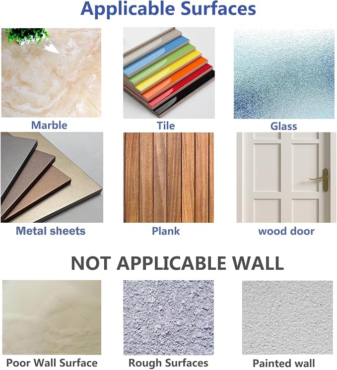 Adhesive Wall Hooks No Drill Clear Heavy Duty, 13LB Sticky 12 Pack | Waterproof Transparent Sticky Hooks for Hanging, 13lbs Max Load No Damage,Ideal for Towel,Coat,Bathroom,Kitchen,Home