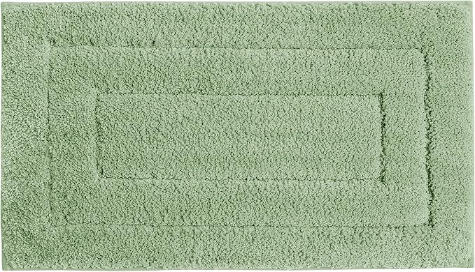 GRANNY SAYS Sage Green Bathroom Rug 24" x 36", Non-Slip Bath Mat | Ultra-soft, durable TPR backing for reliable grip, fast water absorption, machine washable for Vanity, Shower, Tub