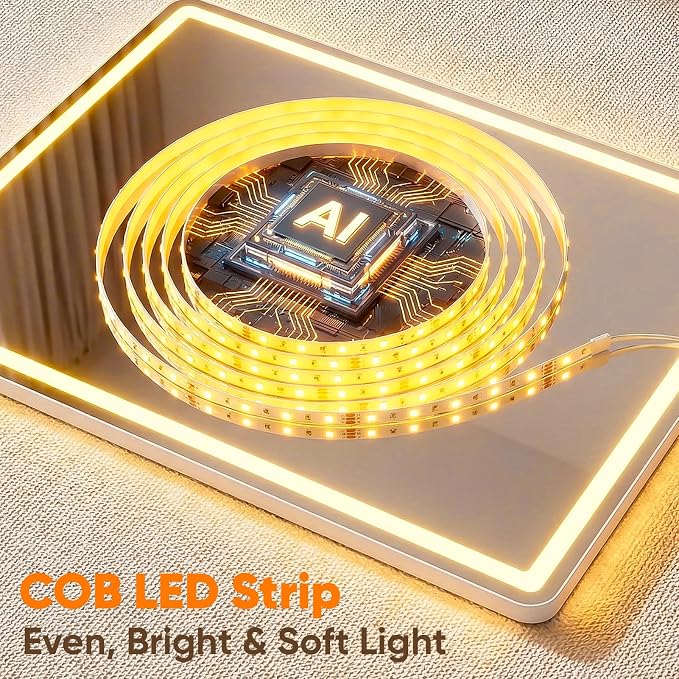 Antok Vanity Mirror with Lights, 14"X18" Lighted Makeup Mirror, Smart Touch, 3 Color Modes and Brightness Adjustable, LED Vanity Mirror with Detachable 10X Magnification, 360° Rotation for Makeup Desk