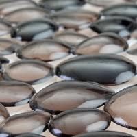 SlipX Solutions 38"x17" Pebble Non Slip Mat for Bath & Shower, Bronze | Foot Massaging Accupressure Bathtub Mat, River Rock Look, 188 Suction Cups, Machine Washable