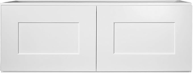 Design House Brookings Kitchen Bridge Wall Cabinet, 33", White | Wall Mount, Contemporary/Modern, Wood, Kitchen, 543272