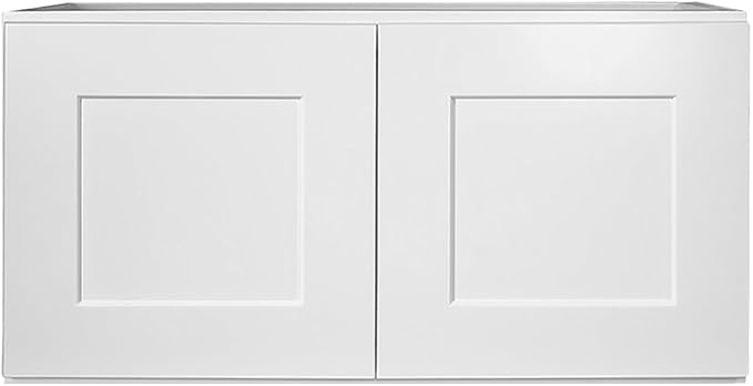 Design House Brookings Kitchen Bridge Wall Cabinet, 30", White | Wall Mount, Contemporary/Modern, Wood, Kitchen, 561639
