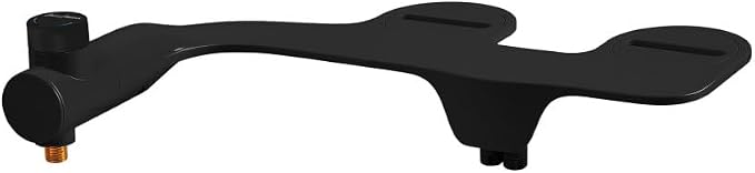 Swiss Madison Aqua Non-Electric Bidet Toilet Attachment in Matte Black with Black Knob