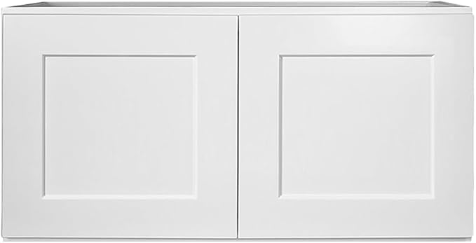 Design House Brookings Kitchen Bridge Wall Cabinet, 36", White | Wall Mount, Contemporary/Modern, Wood, Kitchen, 561670