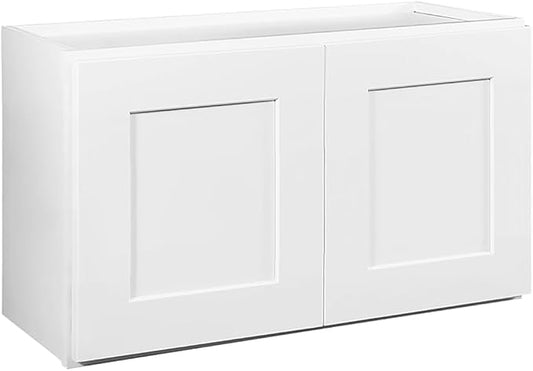 Design House Brookings Kitchen Bridge Wall Cabinet, 30", White | Wall Mount, Contemporary/Modern, Wood, Kitchen, 561662