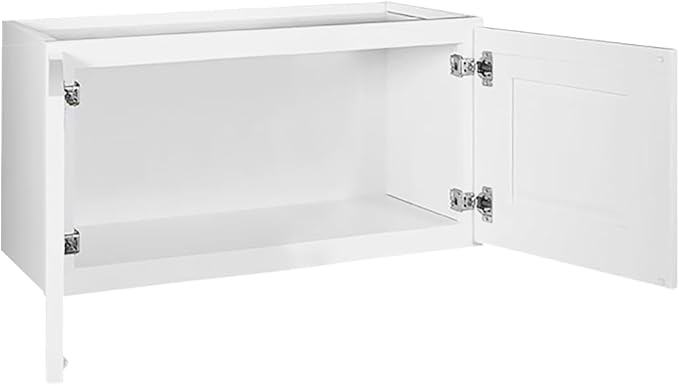 Design House Brookings Kitchen Bridge Wall Cabinet, 30", White | Wall Mount, Contemporary/Modern, Wood, Kitchen, 561639
