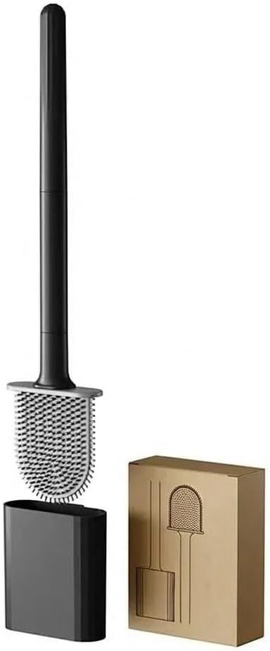 rv Essentials, RV Toilet Brush, Toilet Brush Silicone Won't Damage Toilets, Wall Mounted Toilet Brush-Anti-Roll, Anti-Drip Design, Suitable for RV Travel Trailers and Campers, Made by RVers for RVers