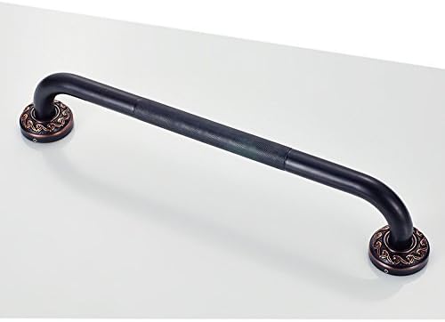 20-Inch Grab Bar Featuring Anti-Slip Handrail, Solid Brass, Oil Rubbed Bronze, Heavy-Duty Construction Armrest, Bathroom Bathtube Shower Safety Rail