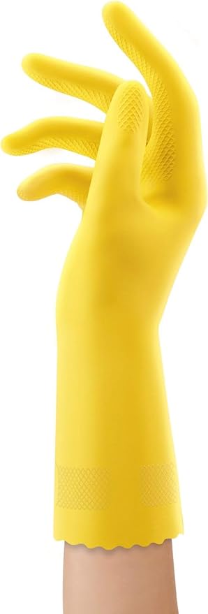 Playtex HandSaver Reuseable Rubber Cleaning Gloves (Medium, 2 Pairs), Everyday Protection Reusable Household Gloves