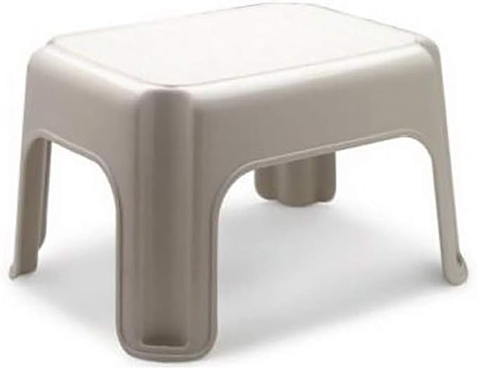 Rubbermaid 3 Pack Lightweight Slip Resistant Roughneck Tough Step Stool, Tan