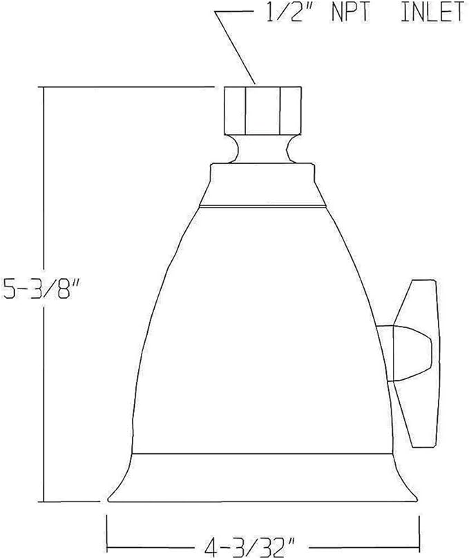 Speakman S-2005-HB-BC Hotel Anystream High Pressure 2.5 GPM Adjustable Shower Head, Brushed Chrome