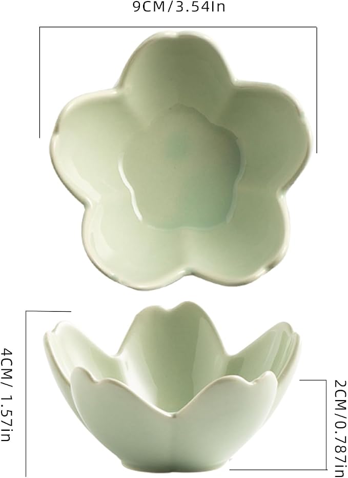 Floral Ceramic Jewelry Tray, 3.5" Ring Holder Trinket Bowl | Petite bowl keeps rings, earrings, keys, and keepsakes visible on vanities or dressers, making a sweet gift for women