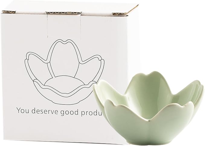 Floral Ceramic Jewelry Tray, 3.5" Ring Holder Trinket Bowl | Petite bowl keeps rings, earrings, keys, and keepsakes visible on vanities or dressers, making a sweet gift for women