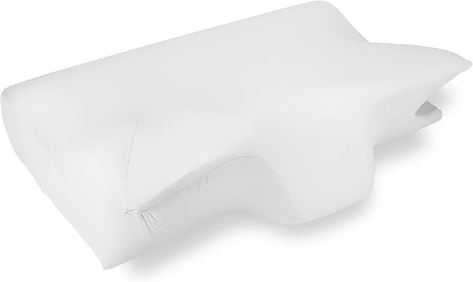 MAAS & BATH Ergo Z Pillow - 2-in-1 Ergonomic Pillow Made for Any Sleep Position, Breathable 100% Memory Foam, Inner Cover, Lightweight, Non-Toxic, Odorless Sleep-Friendly Support