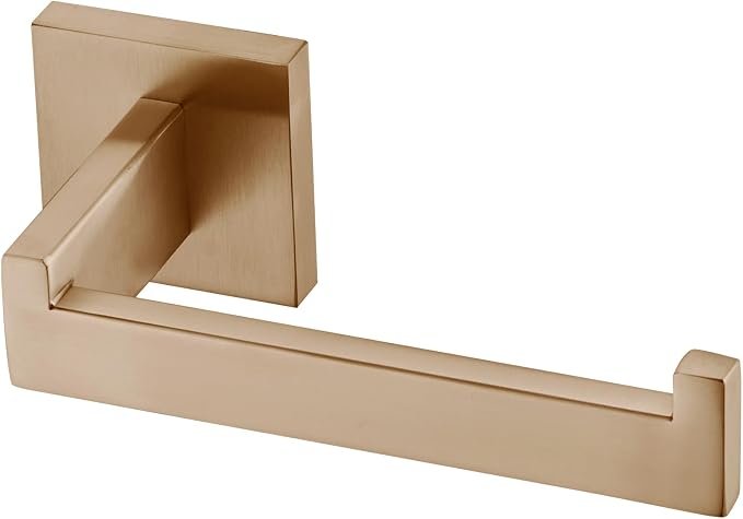 KOKOSIRI Toilet Paper Holders Wall Mounted Toilet Roll Holder for Bathrooms Hardware Washroom, Champagne Bronze Stainless Steel B2003CPG