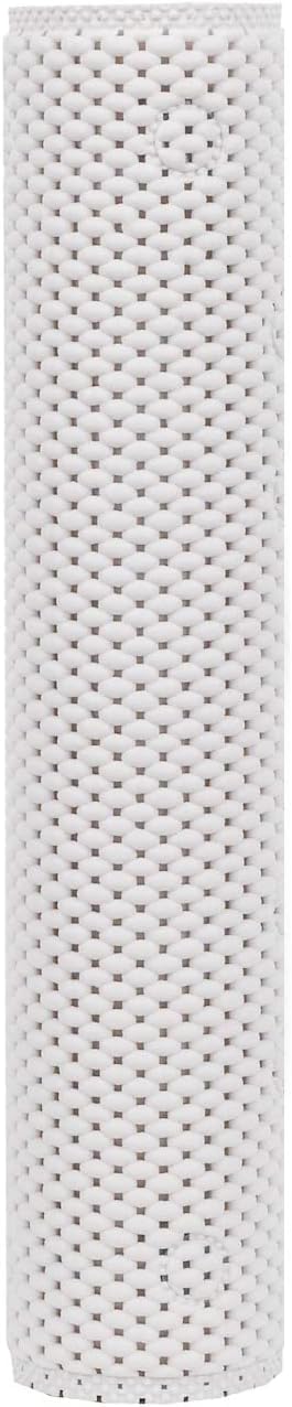 Duck Brand Clorox Cushioned Foam Bath Mat for Tubs, Non-Slip with Suction Cups, 17 Inches x 36 Inches, White