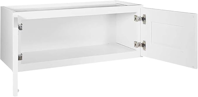 Design House Brookings Kitchen Bridge Wall Cabinet, 33", White | Wall Mount, Contemporary/Modern, Wood, Kitchen, 543272