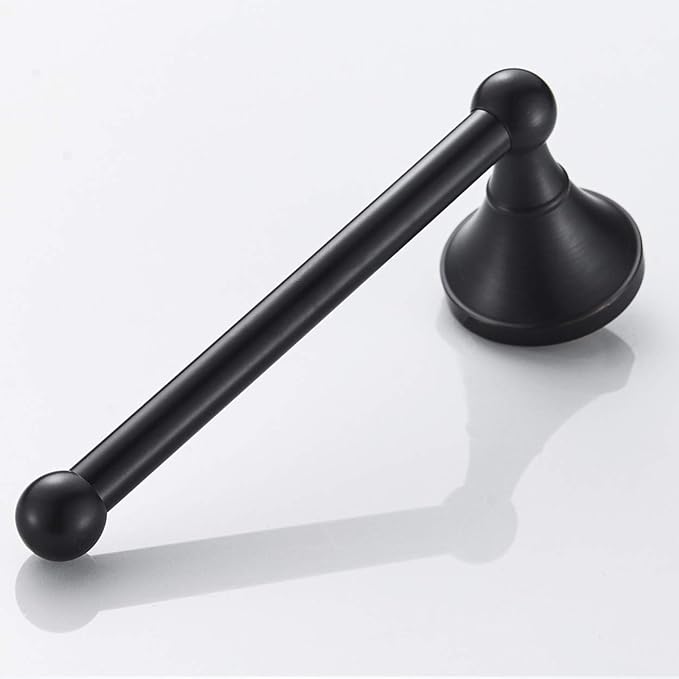 Flybath Toilet Paper Holder Brass Antique Wall Mounted Oil Rubbed Bronze | Rustproof, Heavy Duty, Sturdy, Easy to Fit, Vintage Black Loo Roll Holder Stand, Tissue Storage, Retro Bathroom Accessories