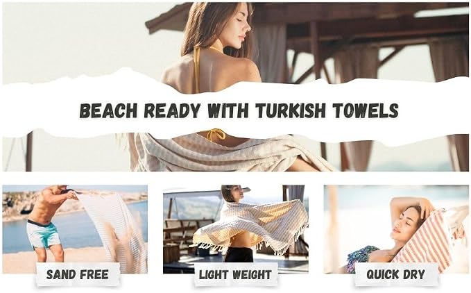Turkish Beach Towel, 100% Cotton, 71x39 in, Arpa Purple
