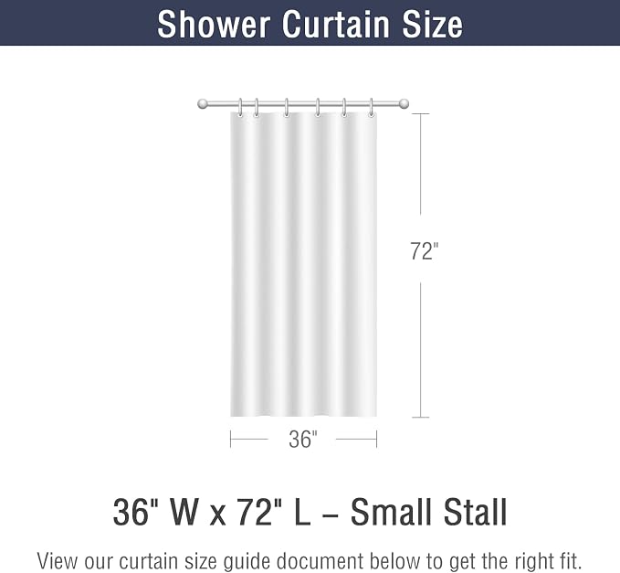 Small Stall Shower Curtain, Narrow Half 3D Embossed Textured White Fabric Shower Curtain, Modern Farmhouse Chic Soft Cloth Bathroom Curtains Shower Set with Hooks (White, 36" W x 72" L) | Narrow Half Small Stall Shower Curtain, White 3D Embossed Modern...