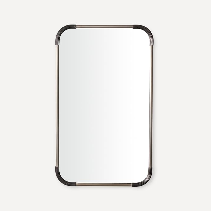 CM2440M6968 - MIRROR, MIX METAL 2440, BR PEWTR, IR BLK