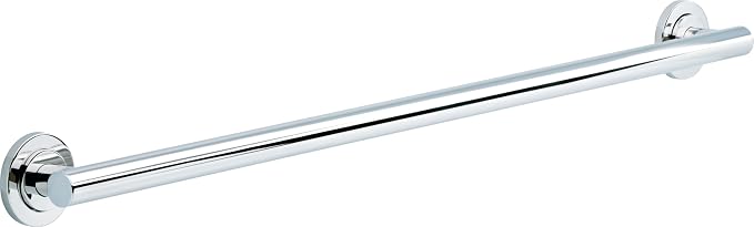 Franklin Brass Voisin (1-Pack) 36' ADA Grab Bar Bright Stainless Steel Bathtub Handle Safety Grip 1-1/4' Diameter Wall Mount Shower Handicap VOI5936-BS