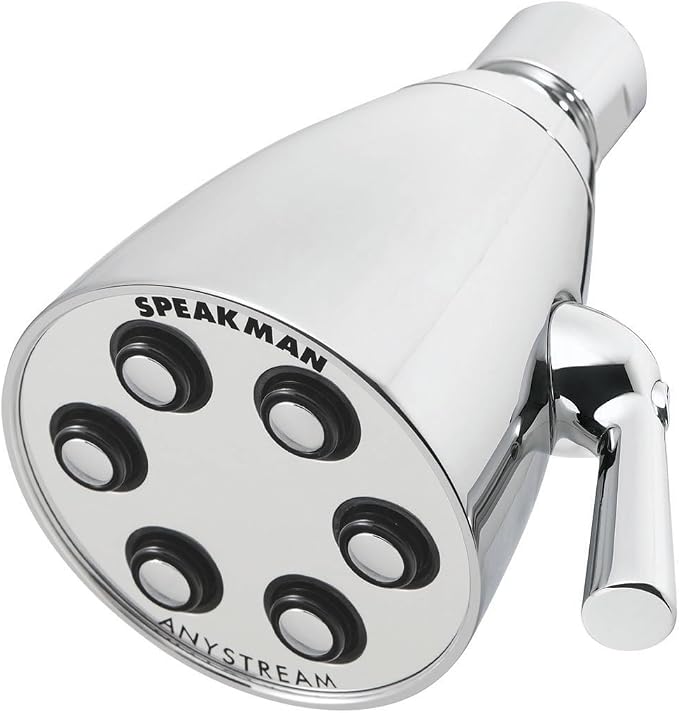 Speakman, Satin S-2252-AB-E2 Signature Brass Icon Anystream Adjustable Shower Head, 2.0 GPM