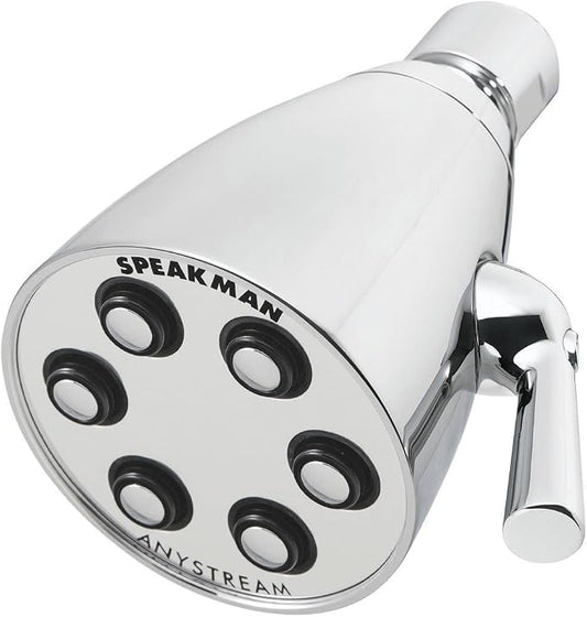 Speakman, Satin S-2252-AB-E2 Signature Brass Icon Anystream Adjustable Shower Head, 2.0 GPM