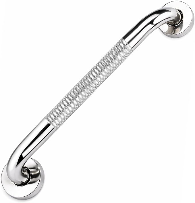 supregear Grab Bars for Bathtubs and Showers, Anti Slip Bathroom Grab Bars for Seniors, 304 Stainless Steel Safety Shower Handle, Toilet Handicap Elderly Assist Bathroom Wall Handle, 28 inch