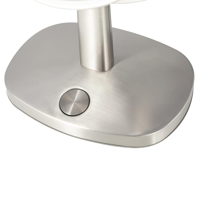 Zadro Newport 10" by 18" Oval LED Lighted Makeup Mirror with Magnification 5X/1X Touch Control Makeup Mirror with Lights