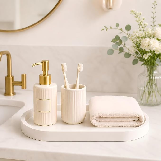 Bathroom Tray,Vanity Tray,Perfume Tray for Makeup,Perfume,Trinket