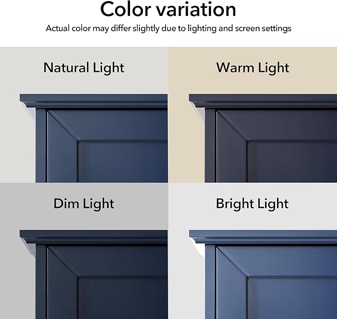 VANIRROR Bathroom Wall Cabinet Over Toilet Storage Cabinets 24x30 inch | Above Toilet Wood Medicine Cabinets with 2 Door & Adjustable Shelf for Kitchen, Laundry, Entryway,Durable MDF Construction