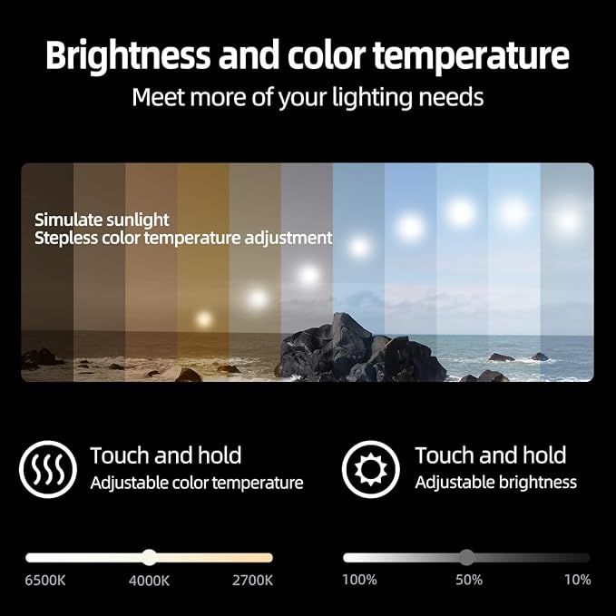 72" x 36" LED Bathroom Mirror with Lights - Motion Sensor | Smart Backlit Mirror, Anti-Fog, 3-Color Stepless Dimmable Lighted Mirror, Memory Function, Rounded-Corner Rectangle, CRI≥93