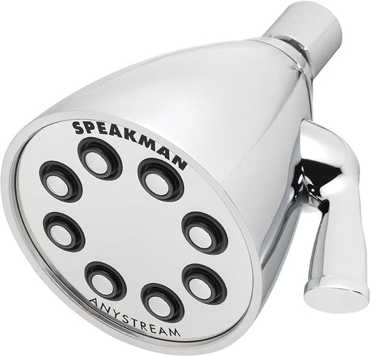Speakman, Polished Chrome S-2251-E2 Signature Brass Ion Anystream Multi-Function Shower Head, 2.0 GPM, 3 Settings
