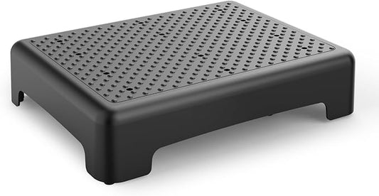 HBTower Mobility Step Stool for Adults & Seniors,Non-Slip Platform | Portable Riser, Safety Step for Car, Bedside, Office, Shower,Stairs,Black