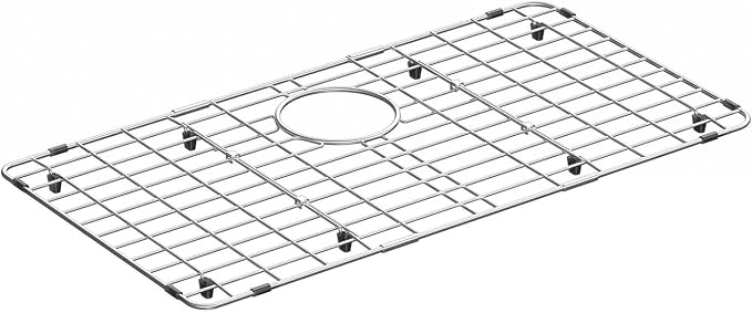 Sink Protectors for Kitchen Sink, Rust-Resistant Grid Rack for Sink Bottom, Scratch Prevention, Drainage Support,Stainless Steel,27-9/16 * 14-9/16 inch