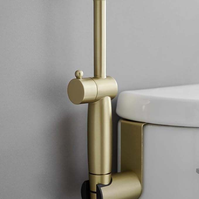 Brushed Gold Bidet Sprayer Set,Handheld Sprayer Set for Toilet | Adjustable Water Pressure,Solid Brass,Multi-use Sprayer for Feminine Care,Cloth Diaper & Pet Washing