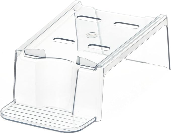 InterDesign iDesign Laundry Detergent Holder,Liquid Detergent Stand for Laundry Room Organization,Clear,(Pack of 6)